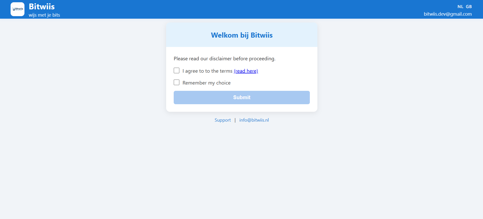 Stap 1: Inloggen met Google voor Bitvavo portfolio inzicht